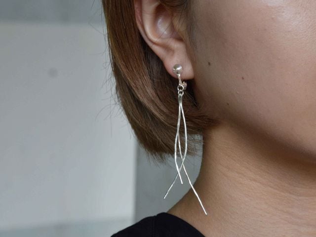CENRUCCI cenrucci 片耳　ピアス　シルバー シルバー ピアス/片耳用 | 112144350901 | 【公式】4℃ HOMME+