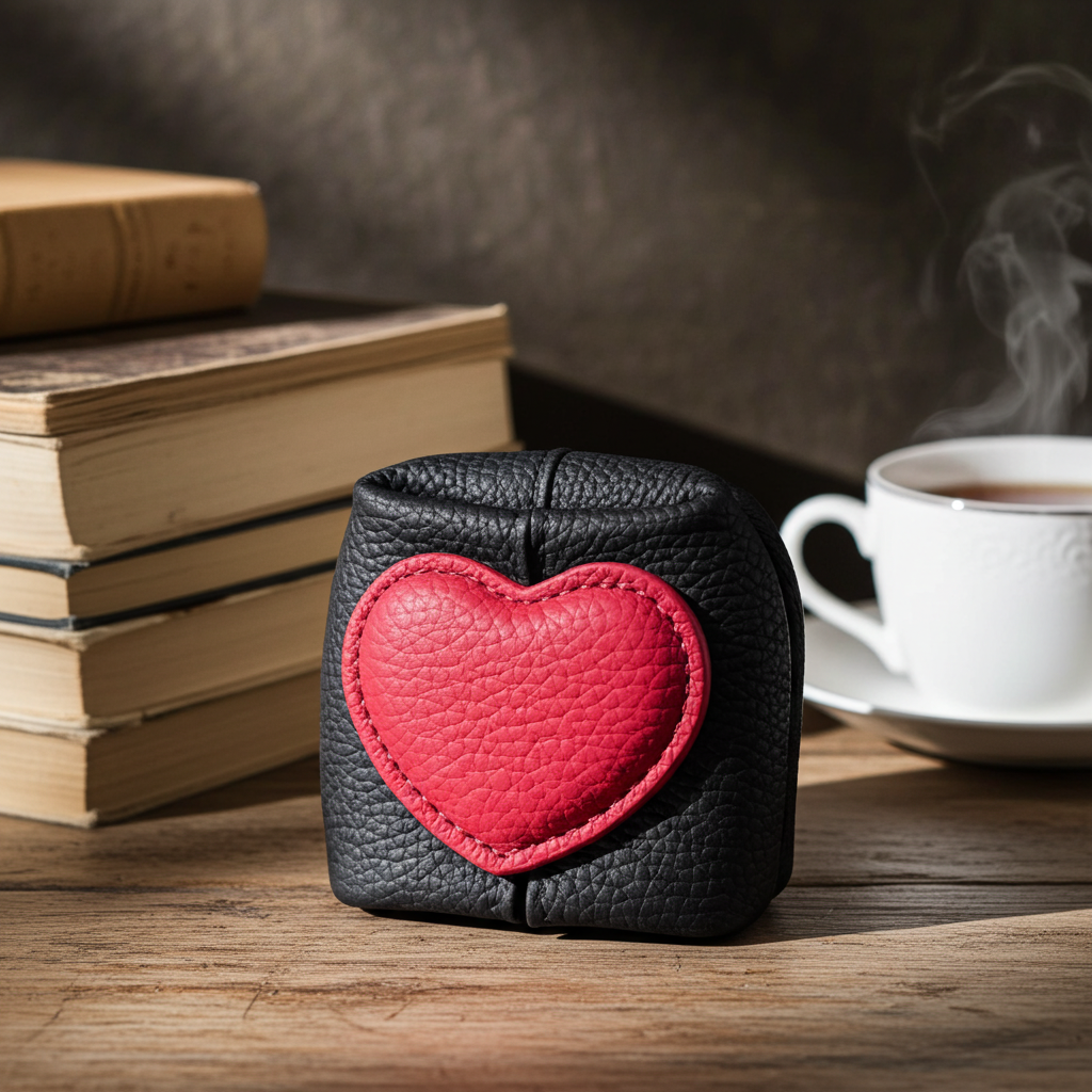 大人可愛いハートコインケース